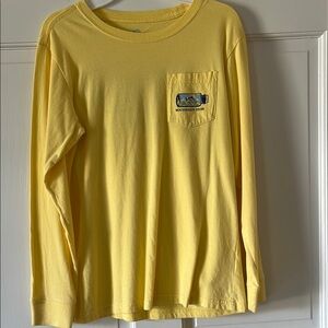 Southern Tide Yellow Long Sleeve Shirt